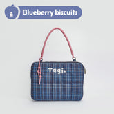 Tagi.Small woven-pilow computer bag